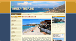 Desktop Screenshot of kreta-trip.de
